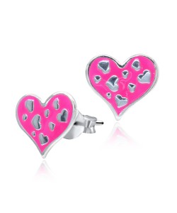 Kid Stud Earring Lovely Heart STS-4045 (FL1)